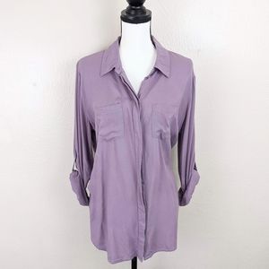 beachlunchlounge | Dusty Lavender Oversized Shirt